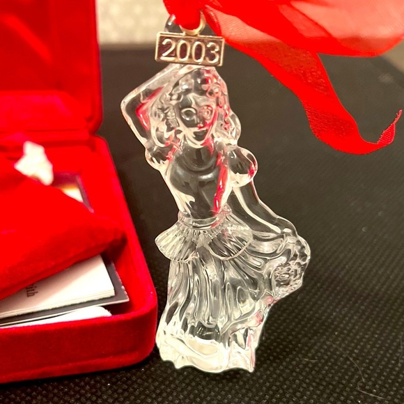 Waterford Crystal 2003 Commemorative 12 days of Christmas ornament - Picture 1 of 8